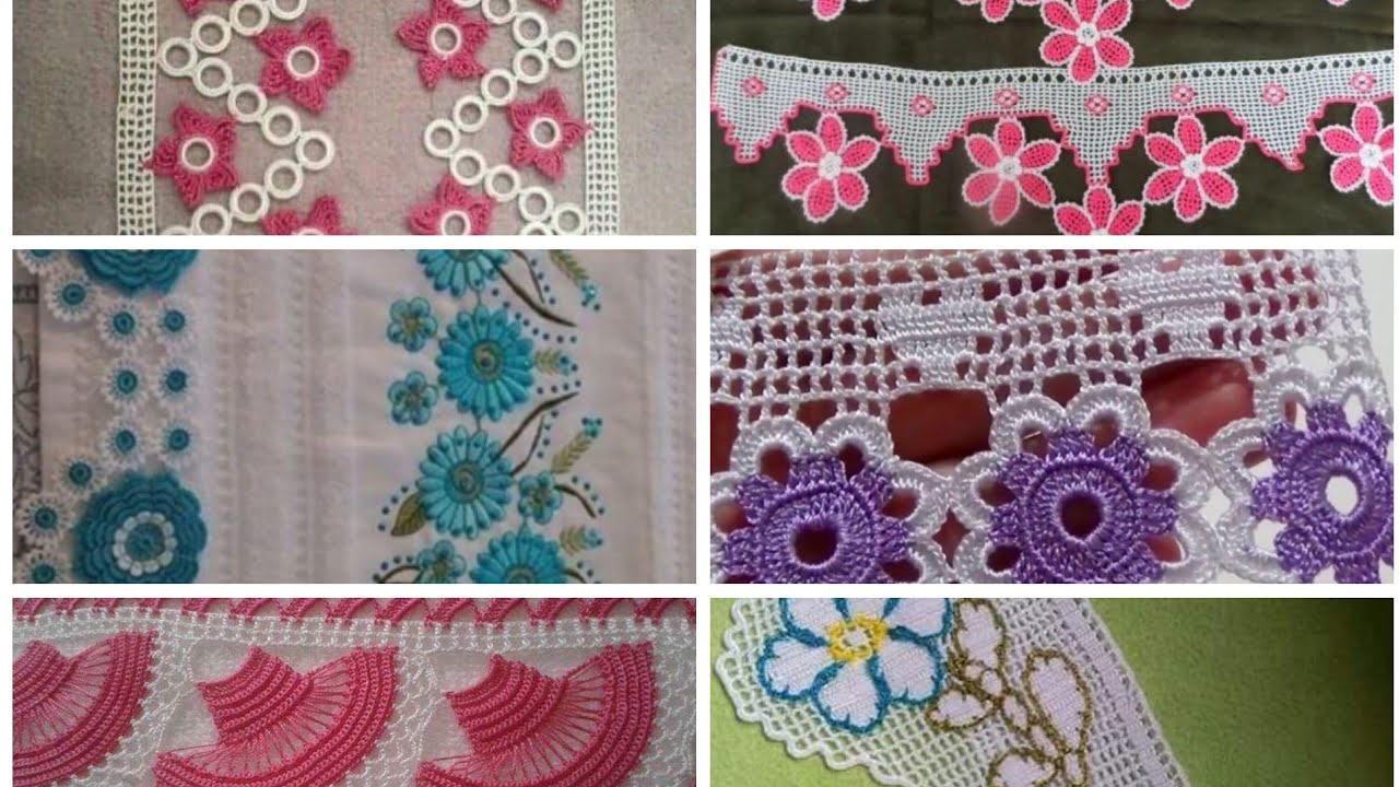 en yeni tığ işi havlu kenarı modelleri// en güzel tığ işi  havlu kenarı örnekleri