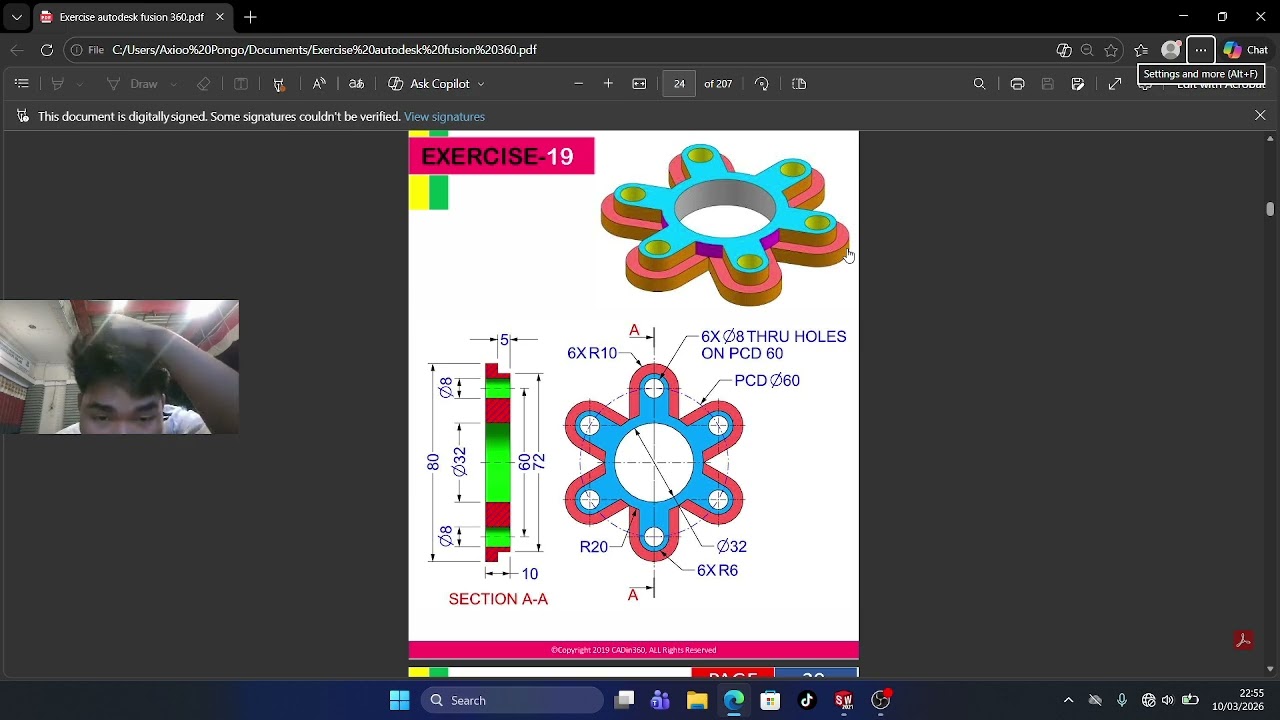 Solidworks Exercise 19