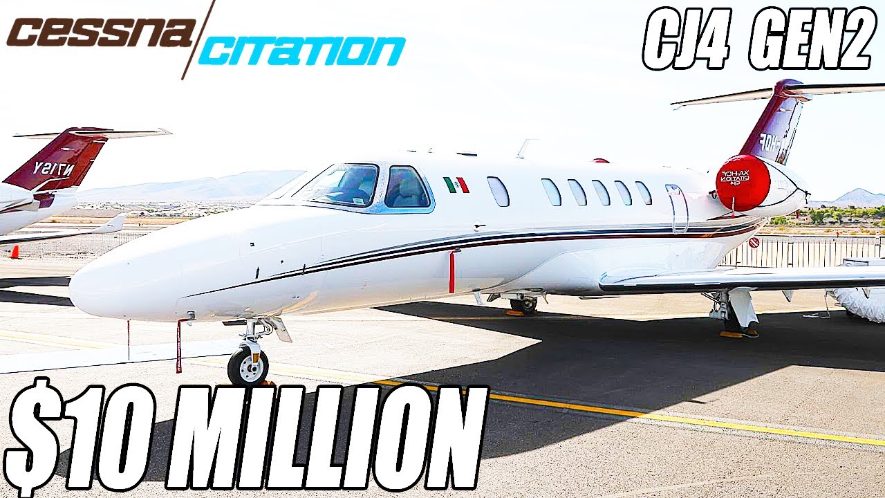 Внутри Cessna Citation CJ4 Gen2 стоимостью 10 миллионов долларов