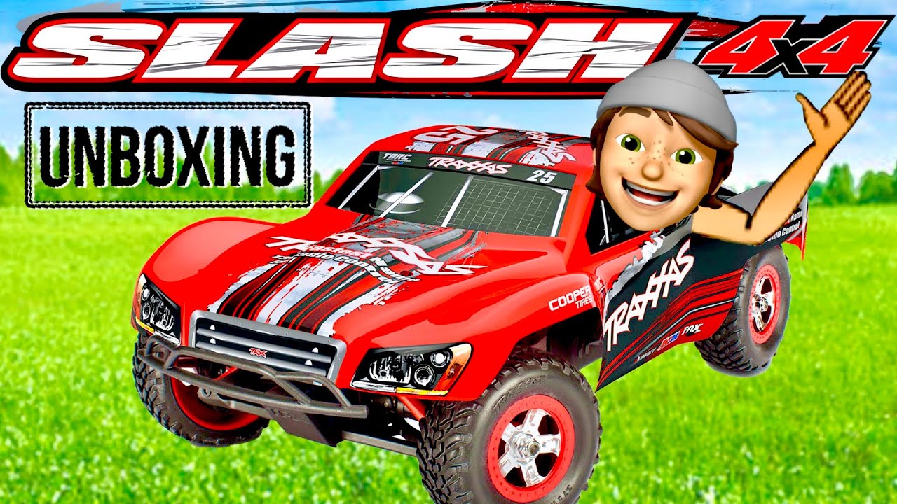 Traxxas 1/16 Slash 4x4 Unboxing/First Run | AlexBplaying