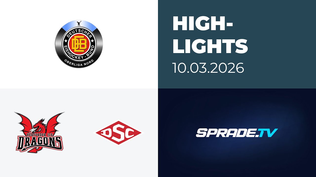 10.03.2026 - Highlights - Herforder Ice Dragons vs. Deggendorfer SC