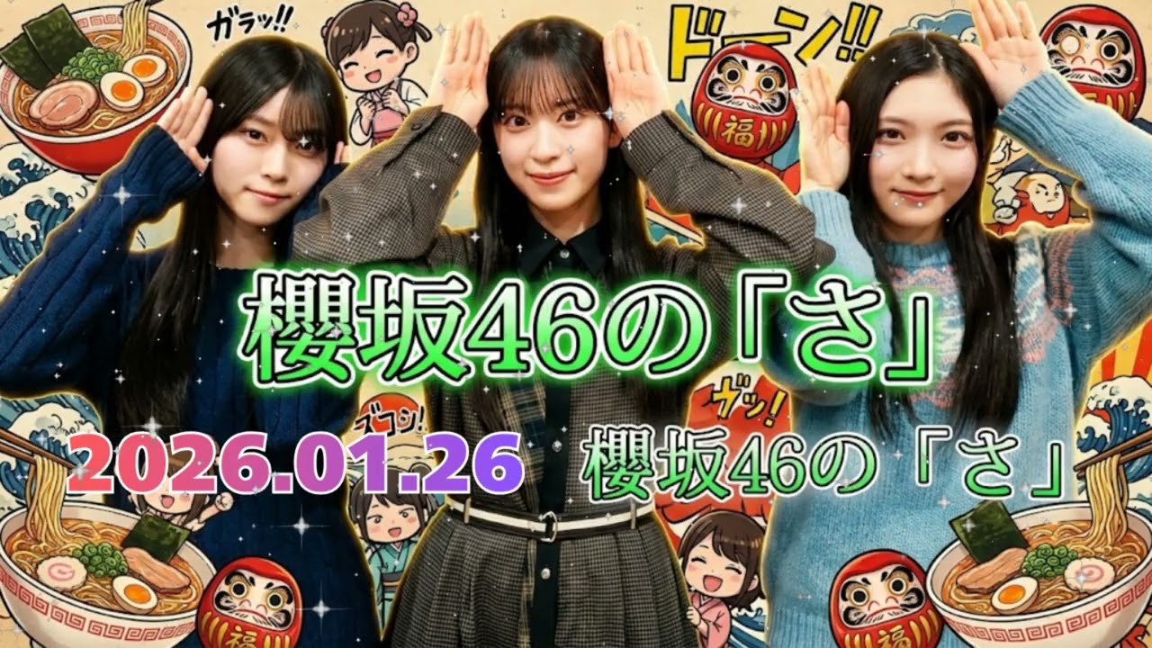 🌸【神回】三期生最強トリオ集結！谷口愛季×山下瞳月×村井優の会話が可愛すぎて耳が幸せ…ダンス裏話も？【櫻坂46の「さ」】