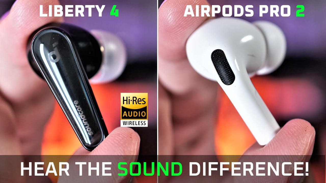 Soundcore Liberty 4 против KING 👑 AirPods Pro 2 (с микрофоном и примерами звука)