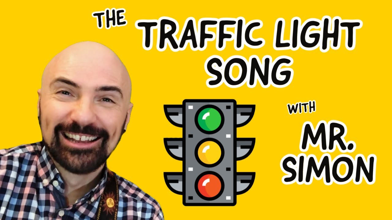 The Traffic Light Song | Mr. Simon Music | Original Children's Music