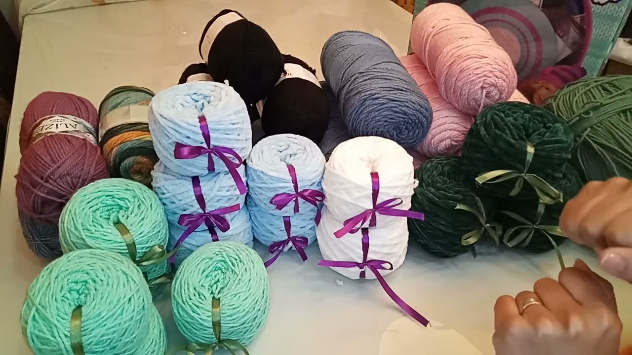 خيوط جديدة لماكينة التريكو اليدوية