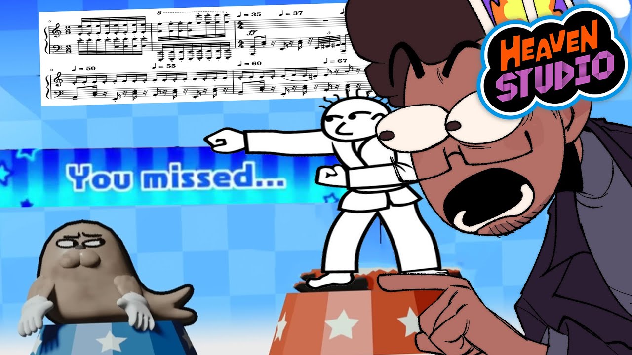 RHYTHM HEAVEN STUDIO (but i HATE rhythm games)