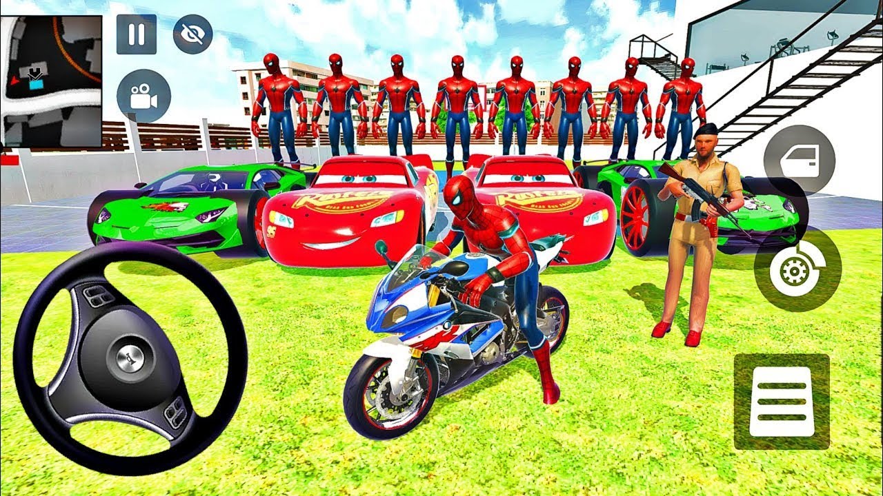 💥 Spiderman Showroom 🚨🚲 Franklin Parchase Showroom Car 🚗 Shinchan Pinchan 🤣 Indian Theft Auto 😱Chop🥩
