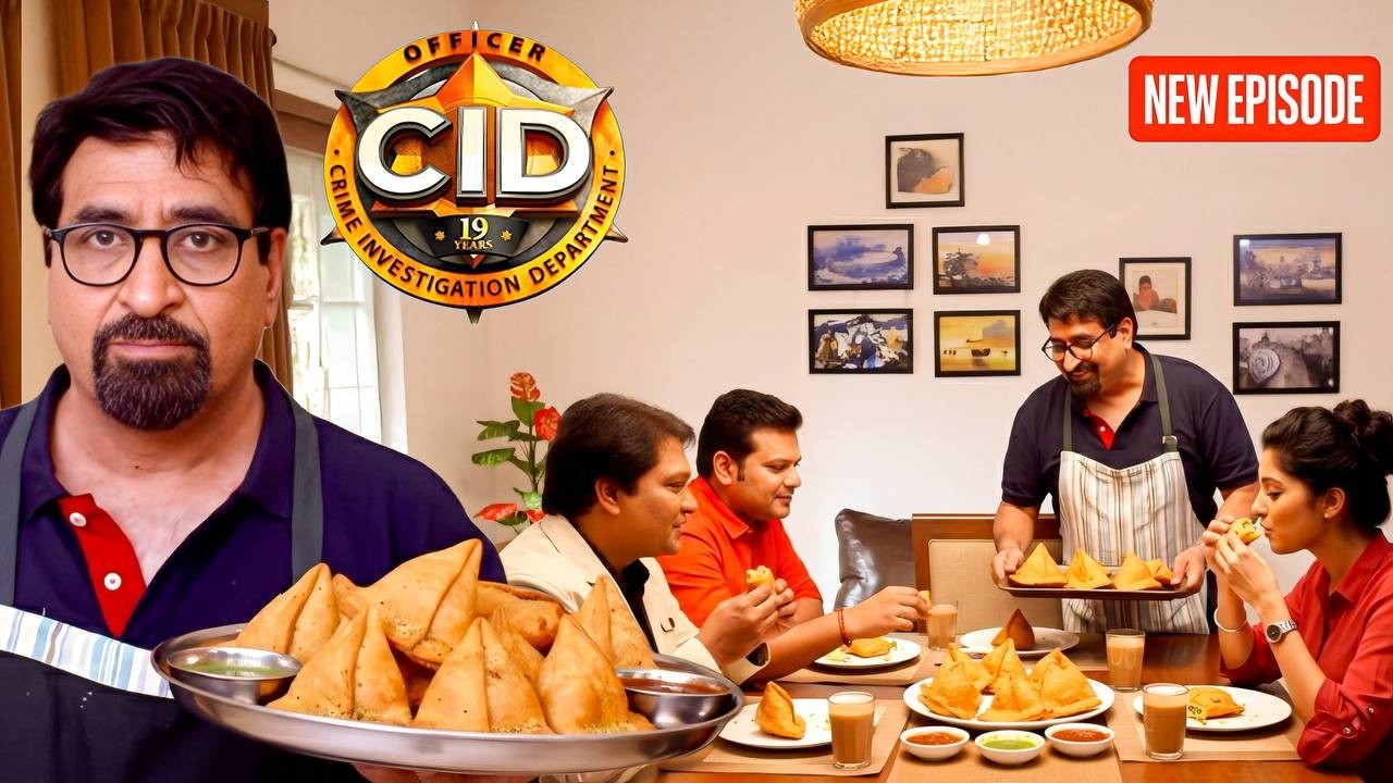 CID ​​छोड़ Dr.Salunkhe ने दी अपने घर में CID ​​टीम को समोसा पार्टी || CID | Latest Episode ||