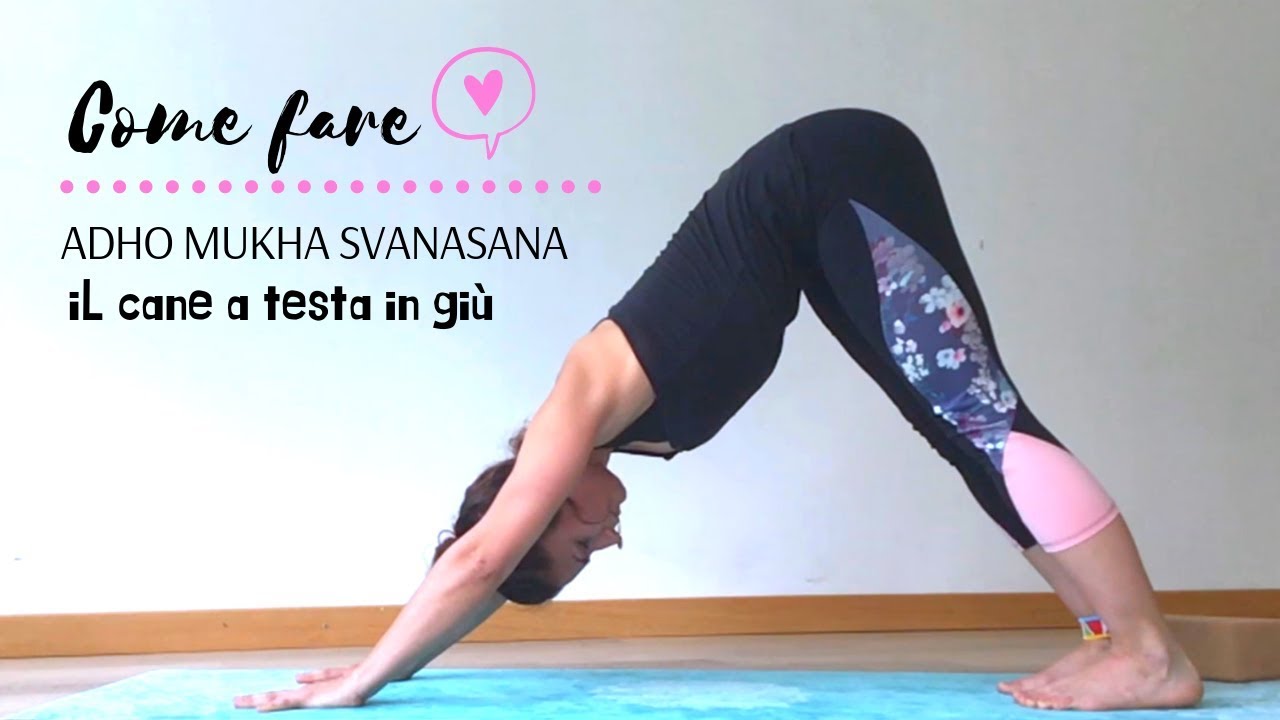 Come fare Adho Mukha Svanasana - il cane a testa in giù
