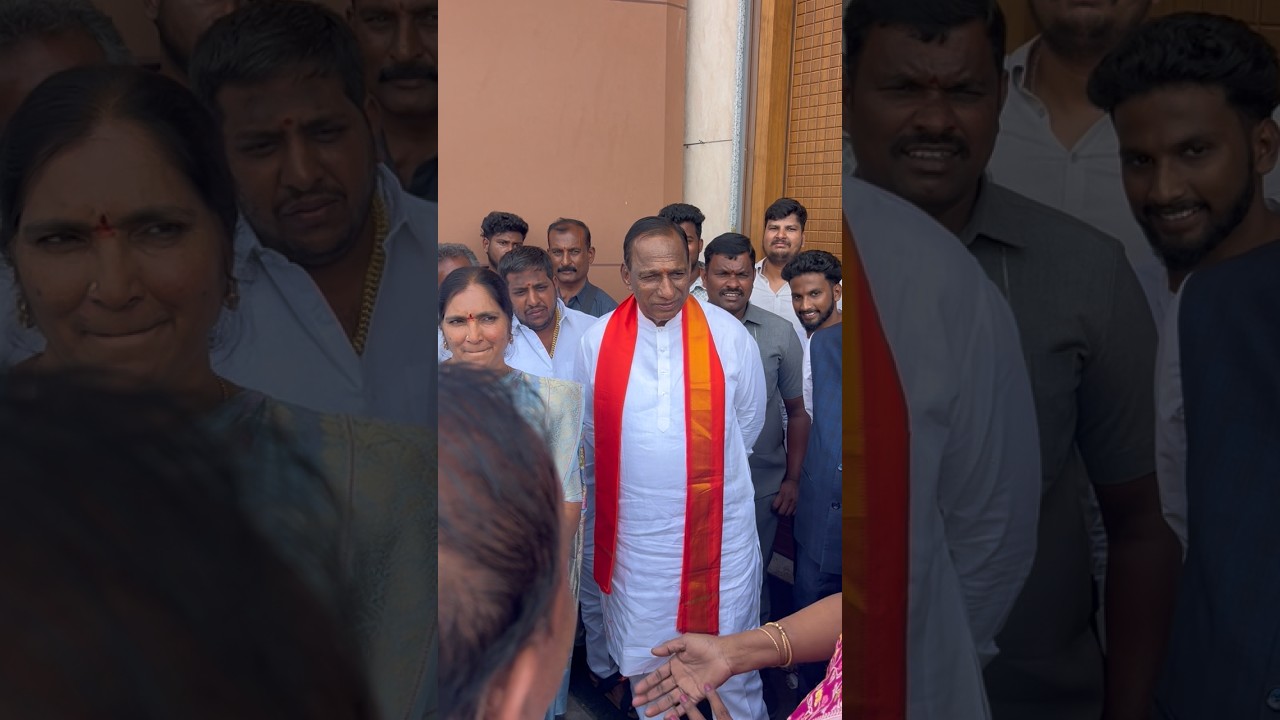 Malla Reddy is in the hearts of all parties; Padma Devender Reddy with Malla Reddy at MLA Rajshek...