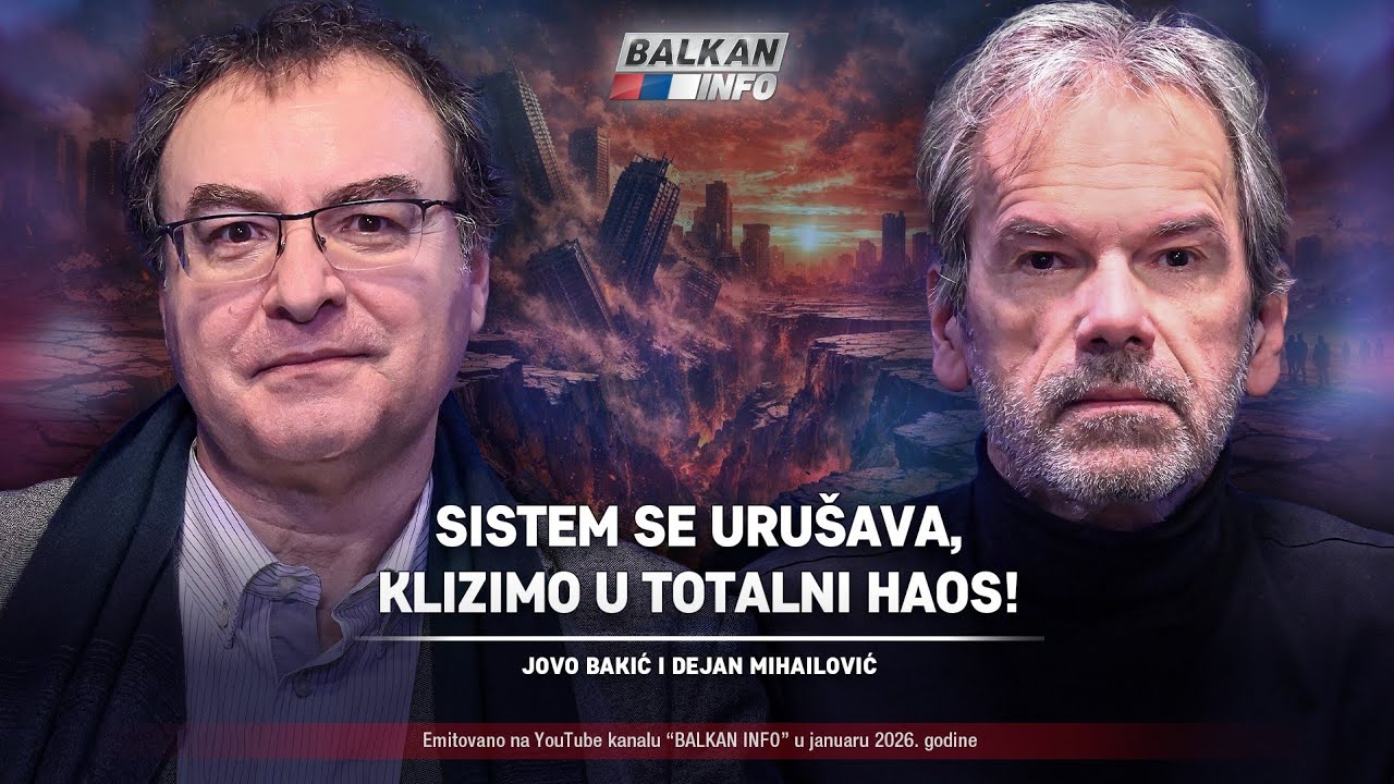 AKTUELNO: Bakić i Mihailović – Sistem se ruši pred našim očima, klizimo u totalni haos! (20.1.2026)