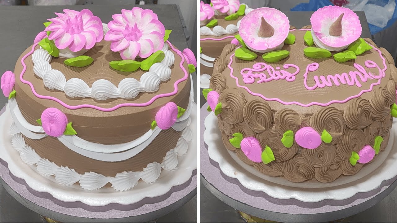 decoración de pasteles elegantes | Combine chocolate con rosas el resultado es imprecionante
