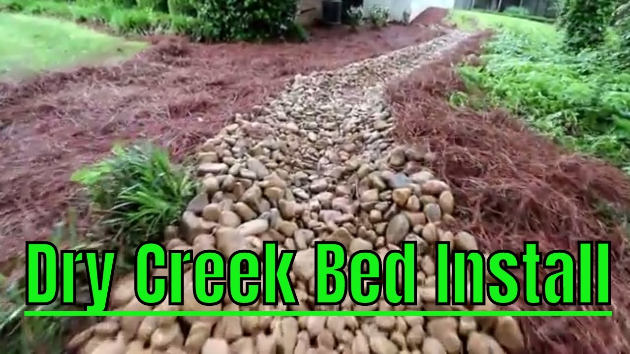 2018 Lawn Care | Installing Dry Creek Bed