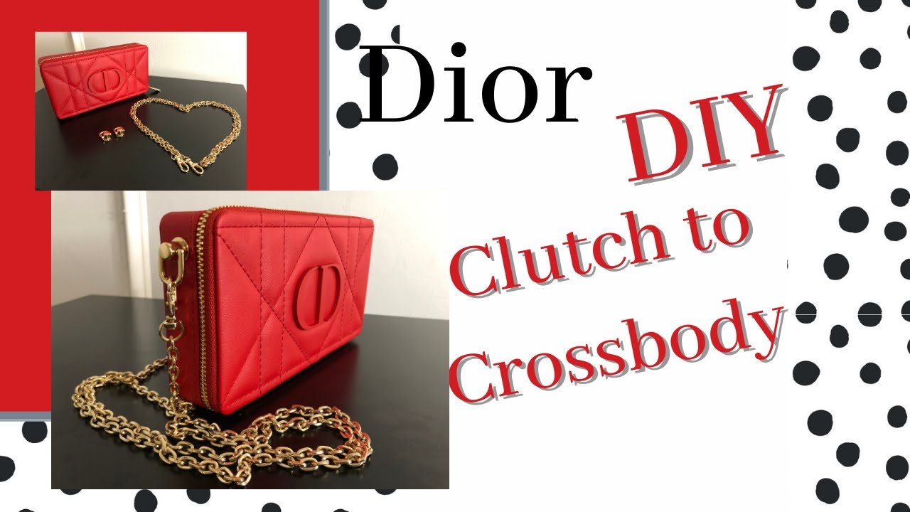 DIY Rouge Dior Clutch to Crossbody Bag - Lunar New Year 2021