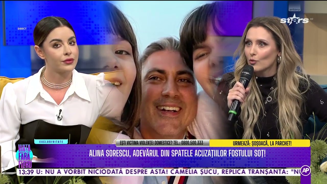 ALINA SORESCU, DECLARAȚII EXCLUSIVE LA ACUZAȚIILE FOSTULUI SOȚ!