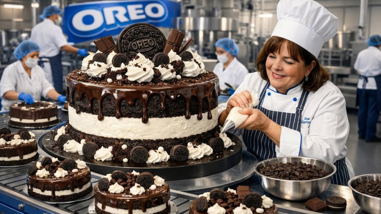 Inside the Oreo Cake Factory: Ina Garten’s American Birthday Favorite (Full Process)