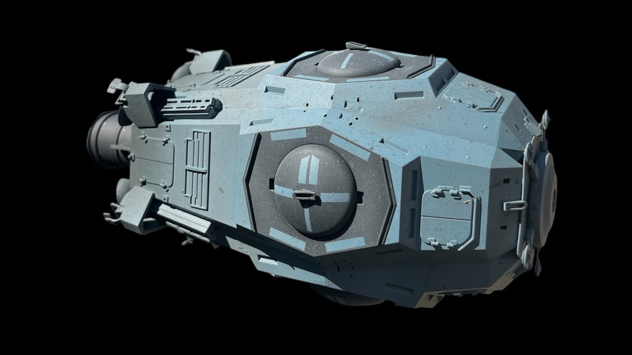 Paint Guide for Probe Droid Pod Replica Filming Miniature.