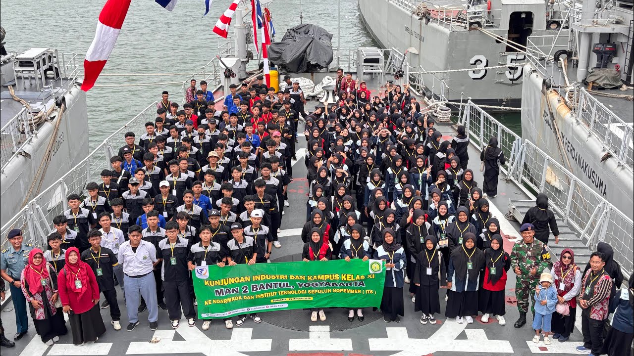 Kunjungan Industri & Kampus MAN 2 BANTUL Surabaya-Bali 2026
