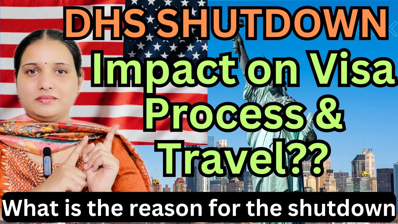 DHS Shutdown?? Impact on visa process and travel||#namasteyamericateluguvlogs 