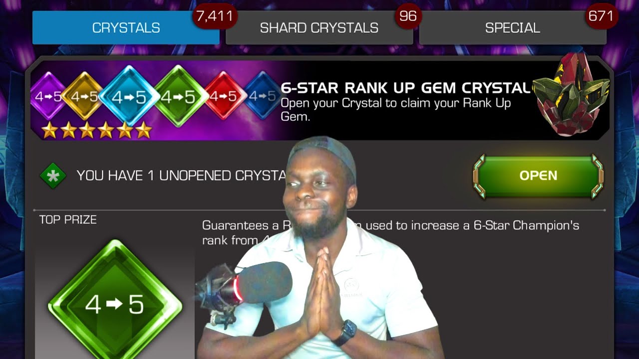 EOP Acceptance and Carina Volume 3 Crystal Opening. Rank 4-5 Gem