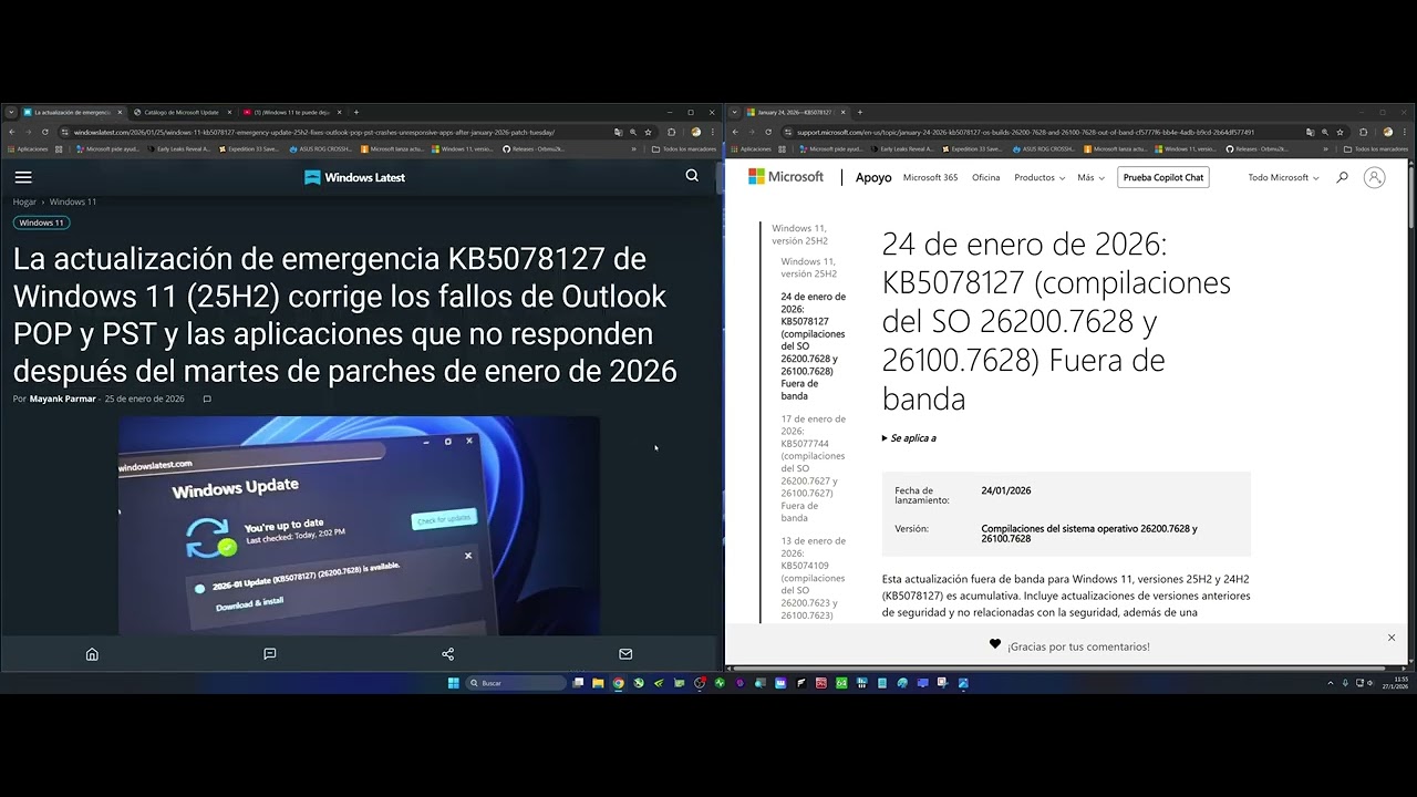 Microsoft rompe Windows 11 para gamers… y ahora lanza un PARCHE DE EMERGENCIA