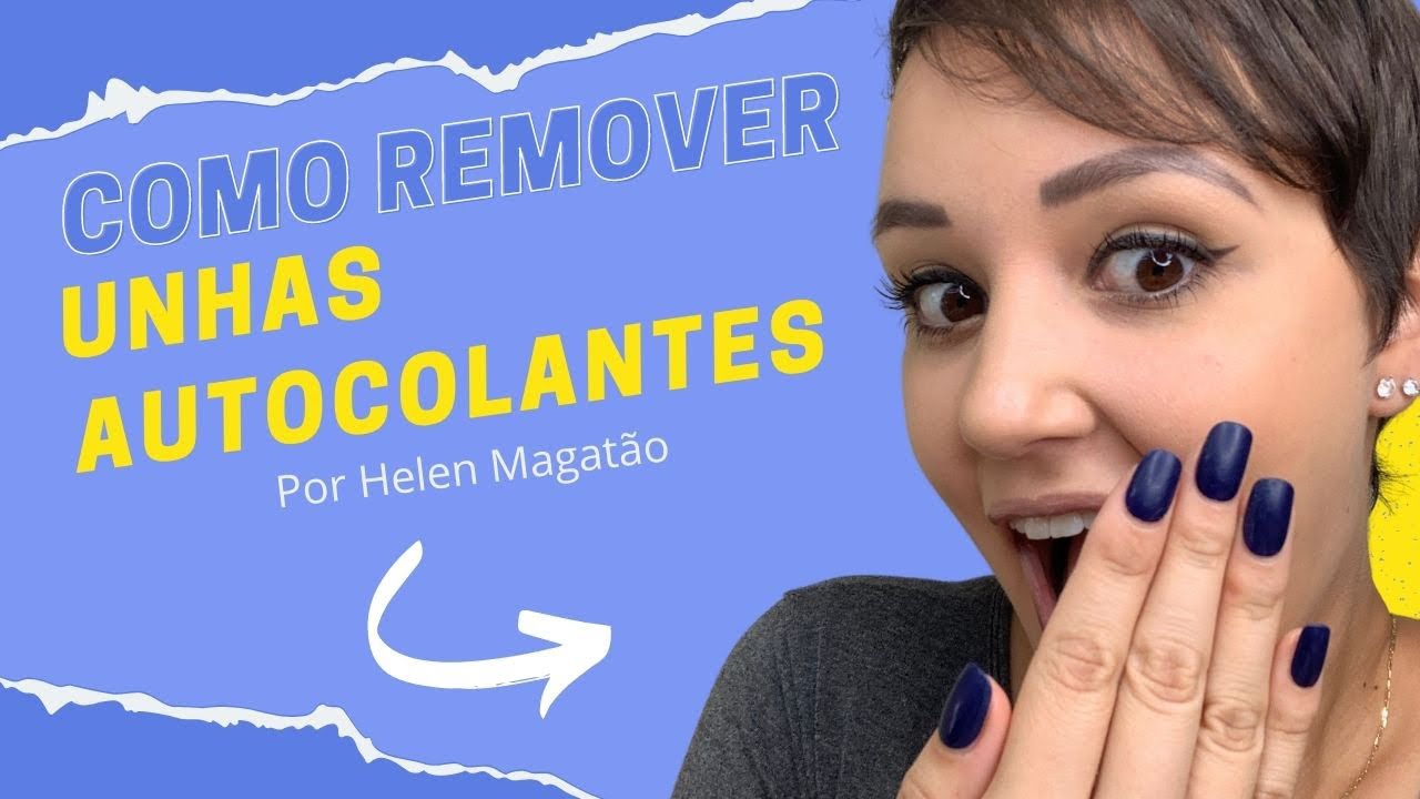 Como remover as unhas autocolantes Kiss NY