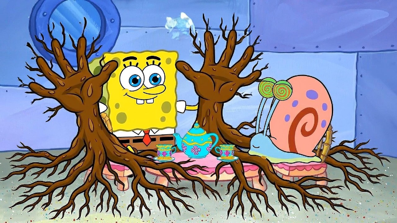 SpongeBob but it`s ruined by AI