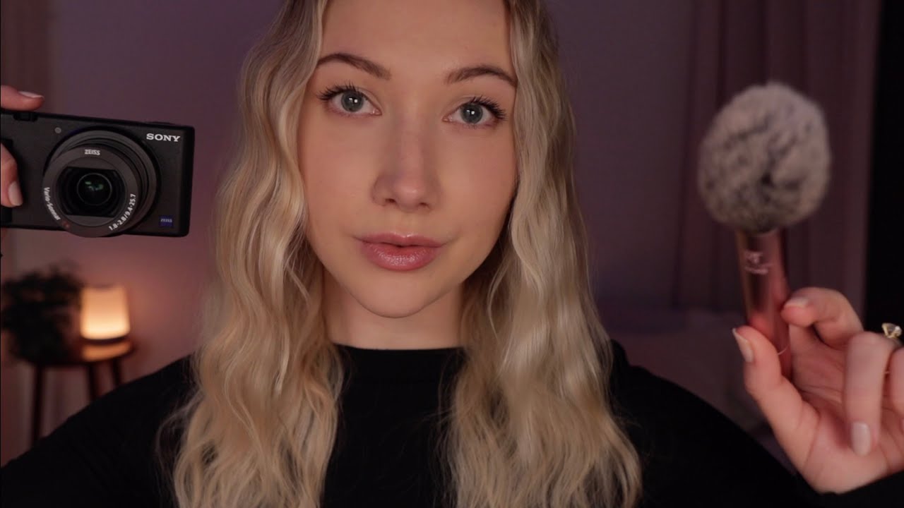 ASMR Photographing You | Hair & Makeup Touch Up w/ *Clicky* Camera Props 📸