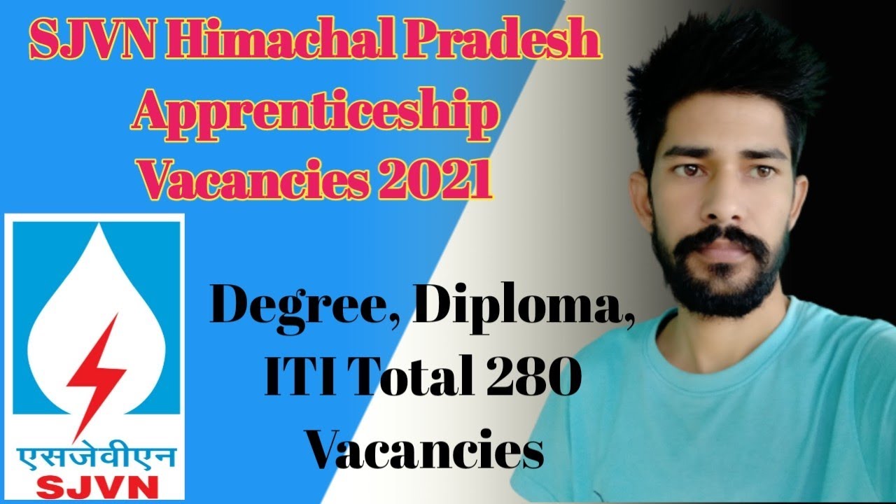 SJVN Himachal Pradesh Apprenticeship 280 Vacancies | SJVN Recruitments 2021
