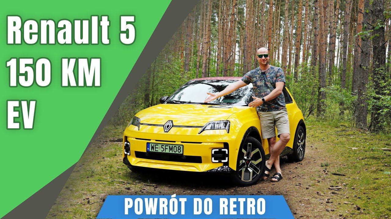 Renault 5 E-Tech Techno EV 150 KM. Powrót do retro!
