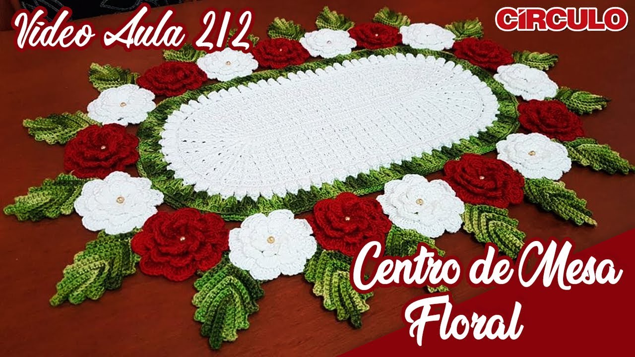 Centro de Mesa Floral 2/2  | Carla Cristina & Crochet HD