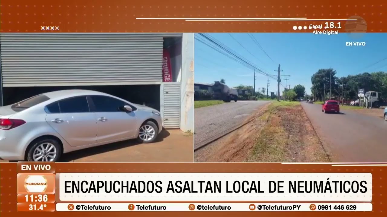 Asaltaron un local de neumáticos en Hernandarias