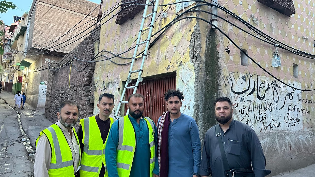 We installed street lights in the streets of Kotli Kalan, may Allah accept it, Amen