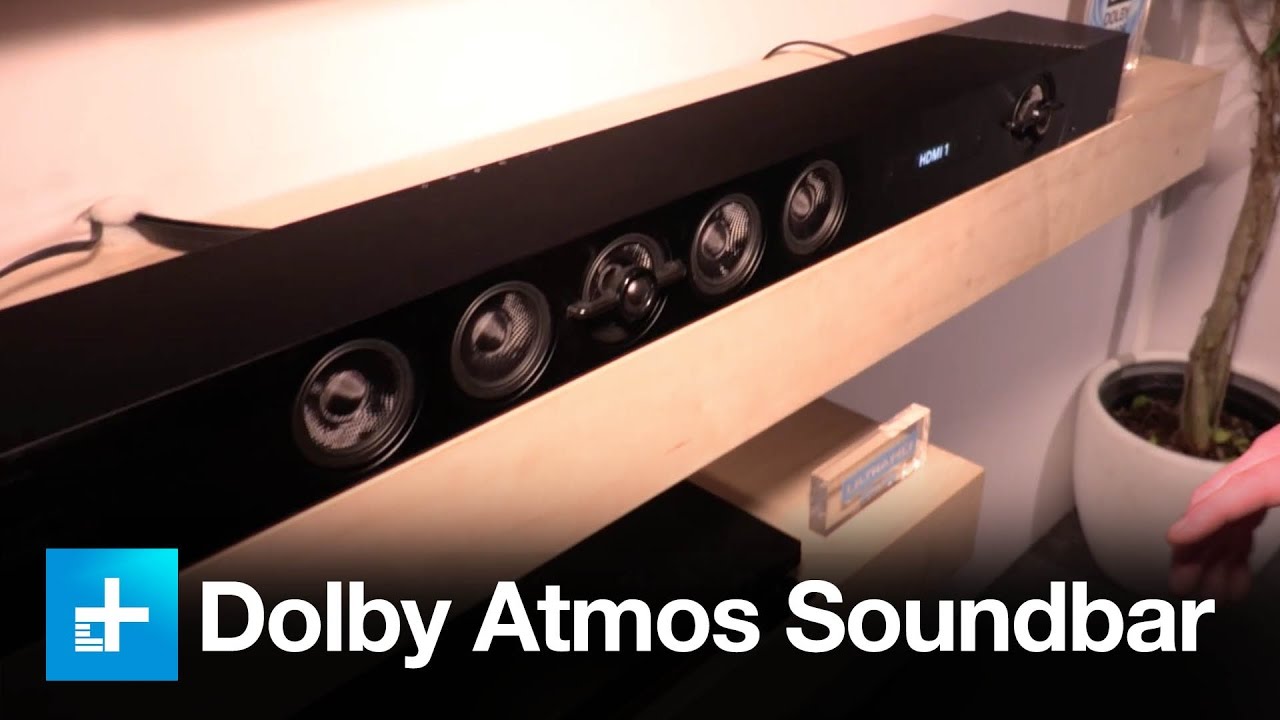 Sony brings Dolby Atmos surround sound to its new soundbar at CES 2017