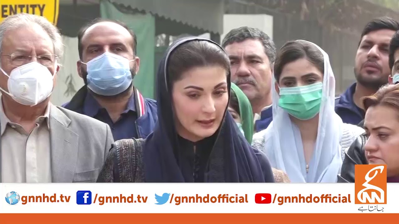 Maryam Nawaz's media talk before leaving for Sukkur l 26 Dec 2020