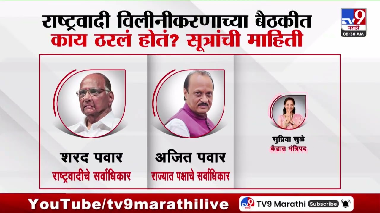 Supriya Sule यांना केंद्रात मंत्रिपद दादांकडे राज्याची सूत्र देण्याचं ठरलं होतं