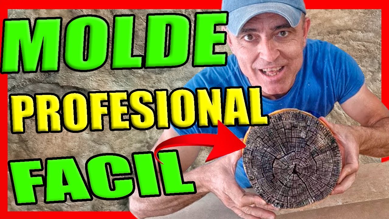 🤩 como hacer MINI MOLDES de poliuretano PROFESIONALES (efecto nudo de árbol)