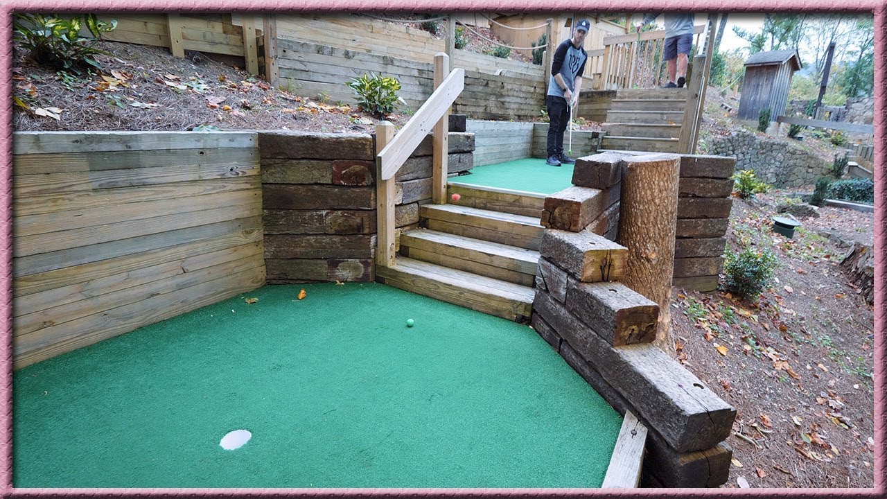 THE CRAZIEST HOLE IN ONE EVER IN A MINI GOLF GAME! - ONCE IN A LIFETIME SHOT! | Brooks Holt