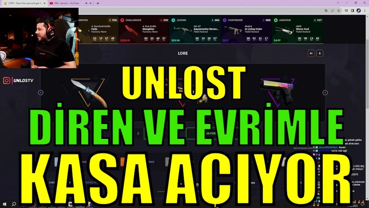 UNLOST - Efsane Bı&ccedil;aklar &Ccedil;ıkarıyor #keydrop