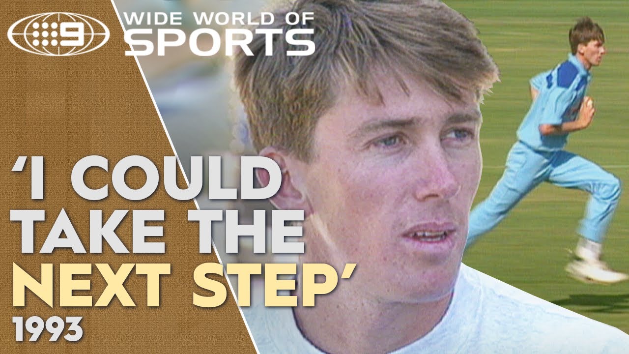 Young Glenn McGrath eyes Australian selection - 1993 | Wide World of Sports