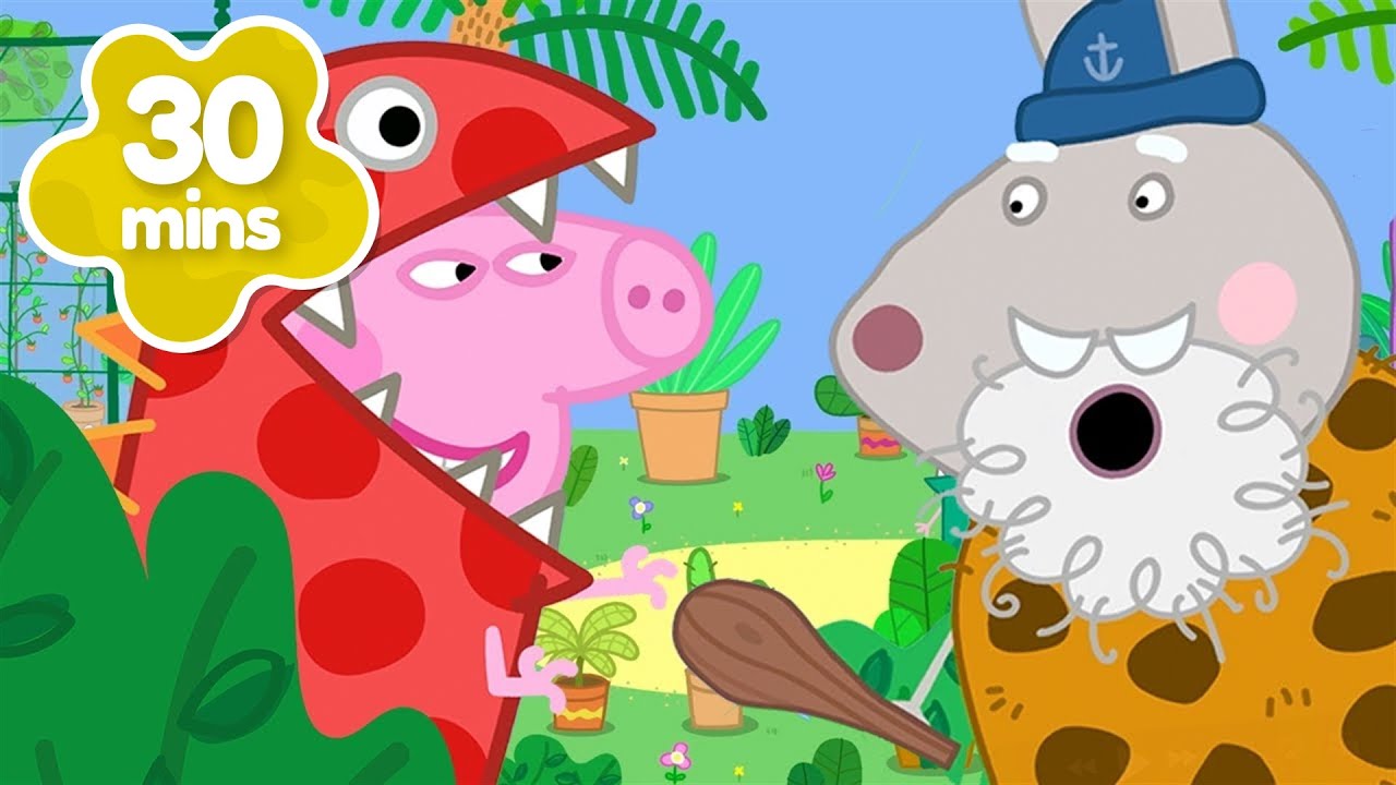 Dinosaur Party ATTACK! 🦖🎈 Celebrating Dinosaur Day 🦕 Peppa Pig Full Episodes | 30 Minutes Cartoons