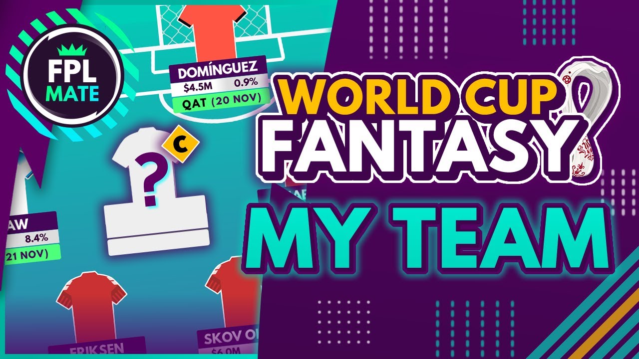 MY WORLD CUP FANTASY TEAM! | Matchday 1 World Cup 2022 Fantasy First Draft