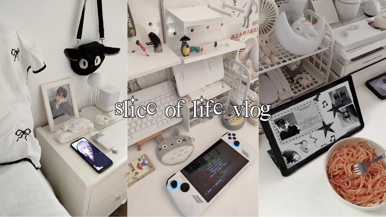 Aesthetic Vlog: Clean my room with me, slice of life, cozy days, unboxing, after school routine