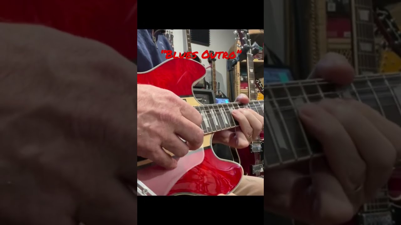 &ldquo;Blues Outro Jam&rdquo; | Firebird Firefly FF338 | Review | Demo #shorts #guitar #bluesguitar