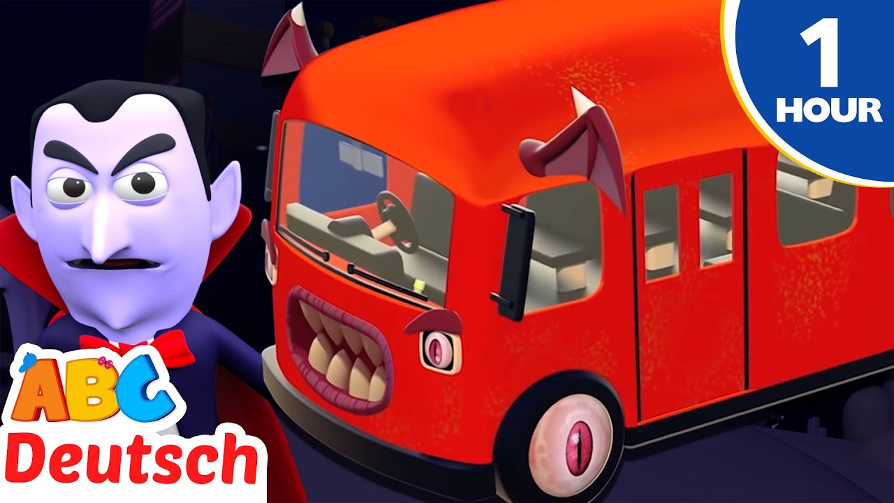 🧟Gruseliger Vampir im Halloween-Bus 🚌| Halloween-Lieder für Kinder | All Babies Channel Deutsch