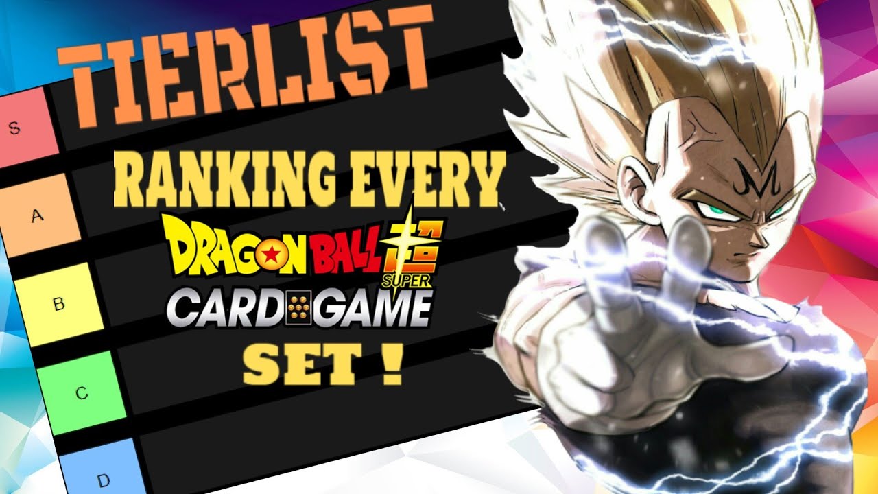 TIER LIST RANKING EVERY SET IN DRAGON BALL SUPER CARD GAME !