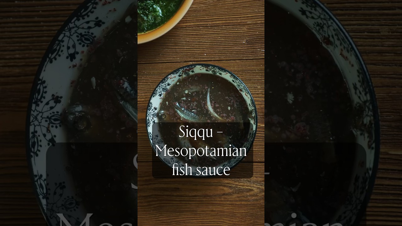 The Ancestor of Garum 🐟 #AncientRecipe #Mesopotamia #Tableofgods