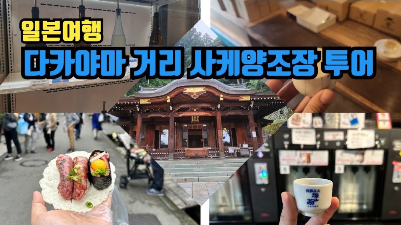 일본여행 다카야마 산마치 전통보존거리, 사케양조장 투어