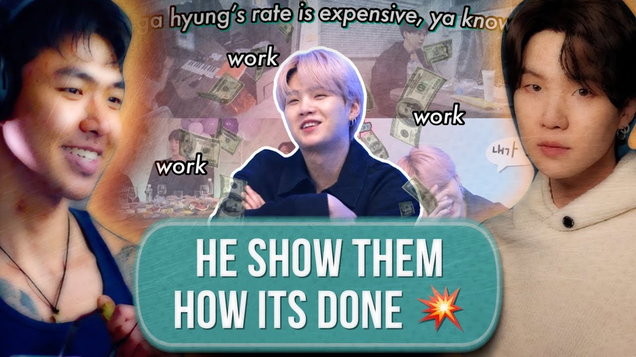 workaholic yoongi cannot stop working, & members keep teasing him about it