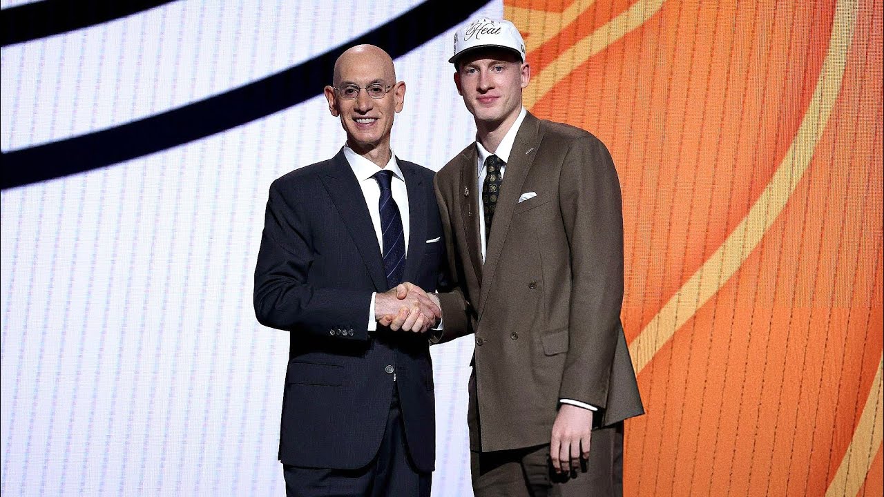 The Miami HEAT Draft Kasparas Jakučionis in the 2025 NBA Draft with the 20th Pick